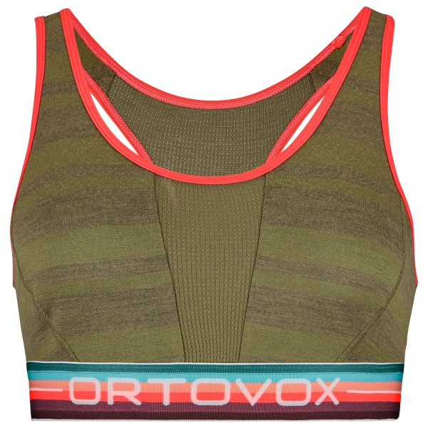 Ortovox - Women's 185 Rock'N'Wool Sport Top - Merinounterwäsche Gr L oliv von Ortovox