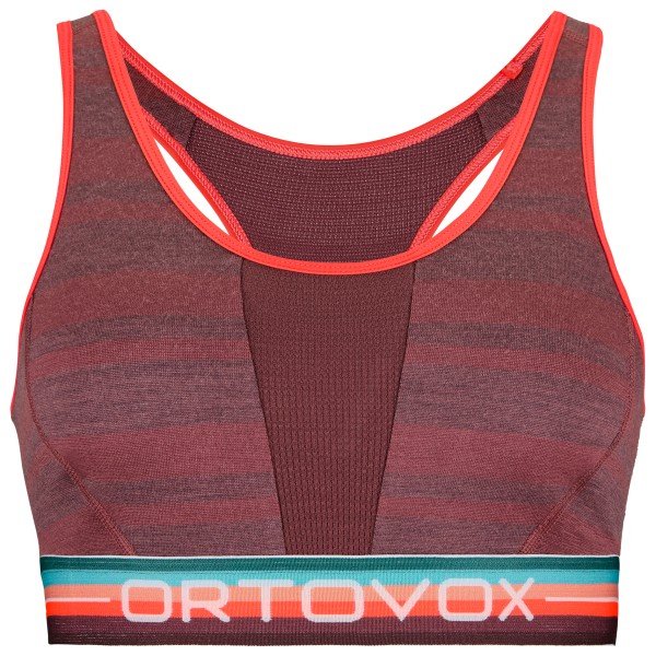 Ortovox - Women's 185 Rock'N'Wool Sport Top - Merinounterwäsche Gr M rot von Ortovox