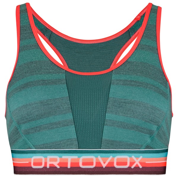 Ortovox - Women's 185 Rock'N'Wool Sport Top - Merinounterwäsche Gr M türkis von Ortovox