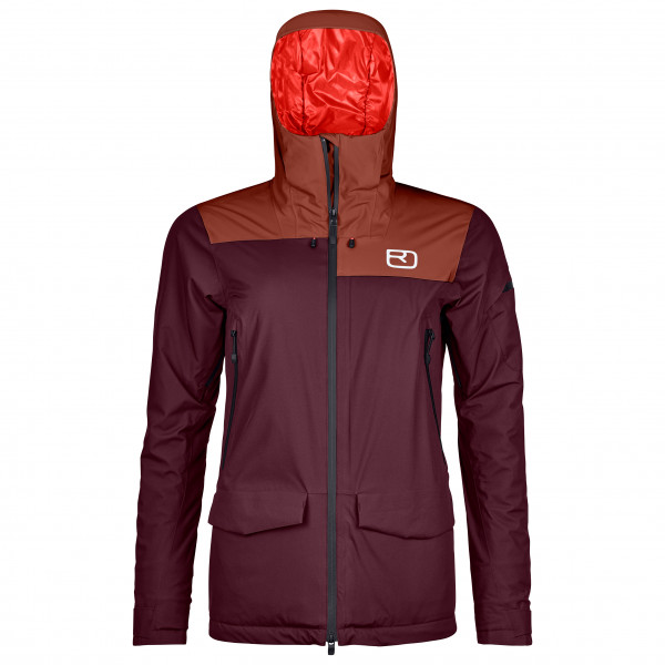 Ortovox - Women's 2L Swisswool Sedrun Jacket - Skijacke Gr L rot von Ortovox
