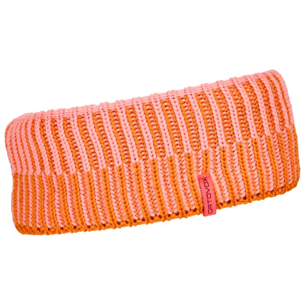 Ortovox - Women's Deep Knit Headband - Stirnband Gr 50-56 cm oliv;orange;rot von Ortovox