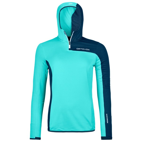 Ortovox - Women's Fleece Light Grid ZN Hoody - Fleecepullover Gr XS türkis Ortovox - Women's Fleece Light Grid ZN Hoody - Fleecepullover Gr XS türkis von Ortovox