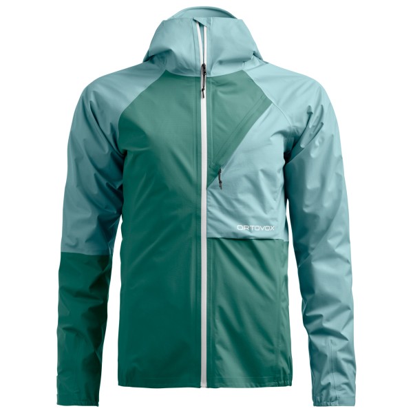 Ortovox - Women's Piz Selva 2.5L Jacket - Regenjacke Gr L türkis von Ortovox