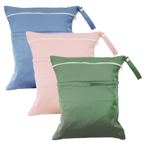Ortviai 3 Stück Nasstasche Schwimmsachen Wiederverwendbare, Wet Bag Schwimmen mit Zwei Taschen, Nassbeutel Kindergarten Waschbare, für Babys, Schwimmen, Reisen, Fitnessstudio, Strand Ortviai 3 Stück Nasstasche Schwimmsachen Wiederverwendbare, Wet Bag Schwimmen mit Zwei Taschen, Nassbeutel Kindergarten Waschbare, für Babys, Schwimmen, Reisen, Fitnessstudio, Strand von Ortviai
