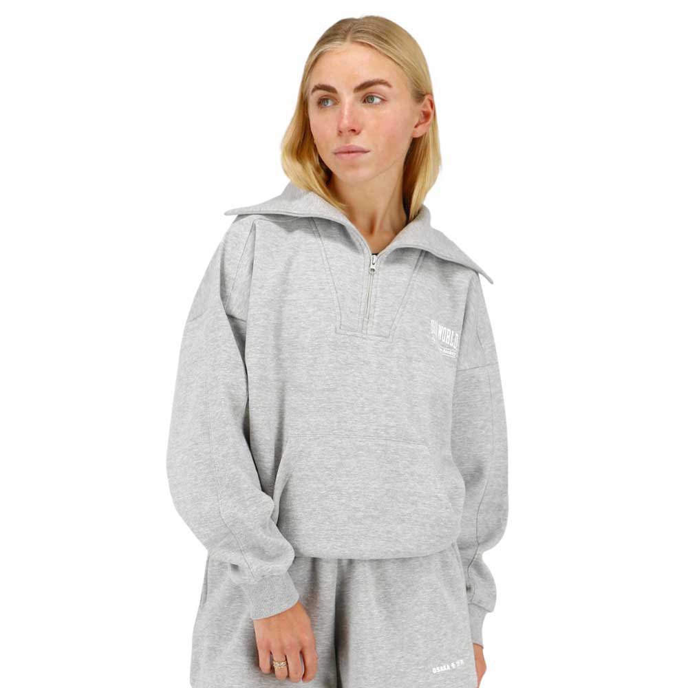 Osaka Half Zip Sweatshirt Grau XL Frau von Osaka