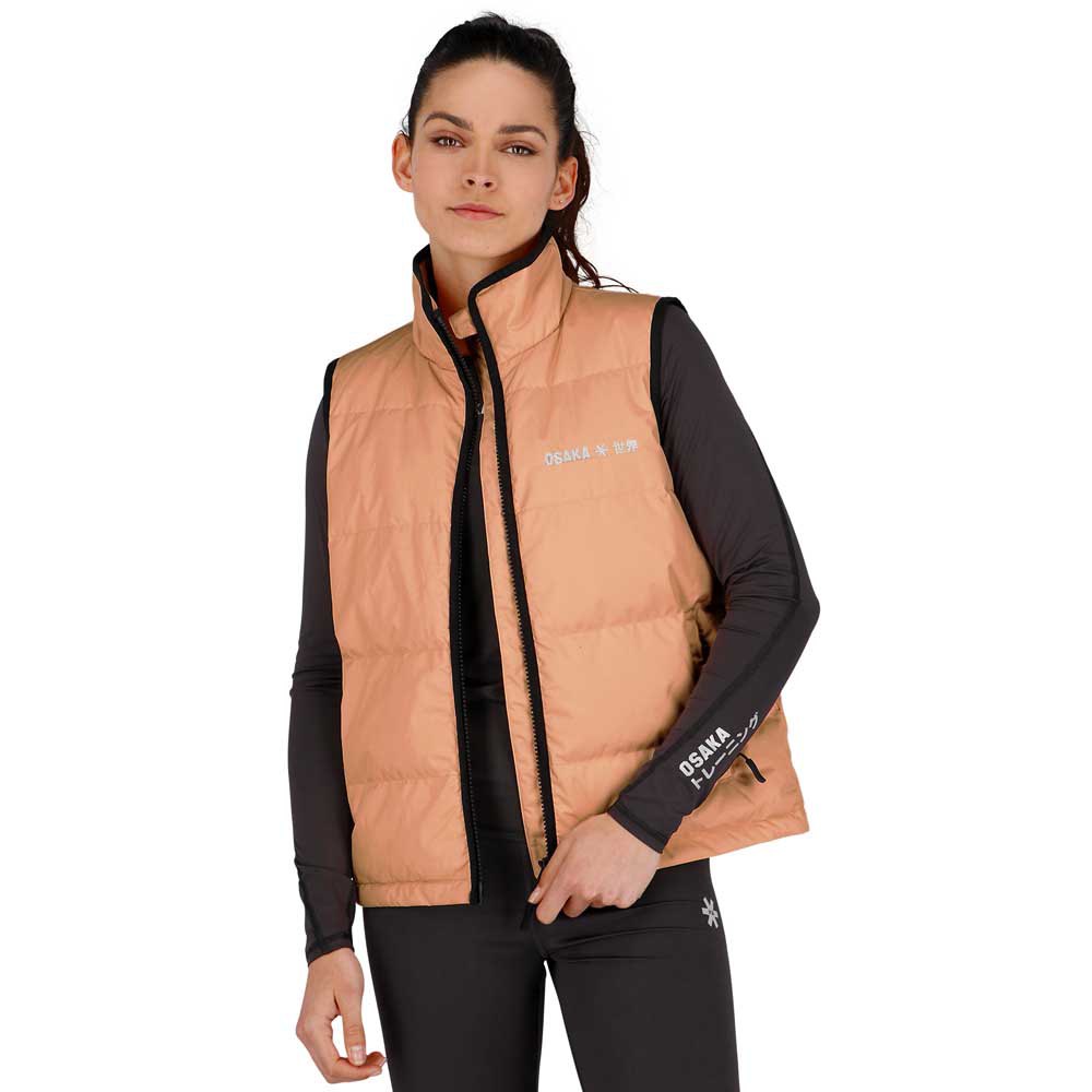 Osaka Padded Vest Orange L Frau von Osaka