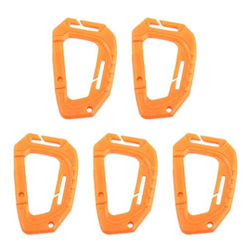 Osdhezcn 5 Große Starke Karabiner Kleine Karabiner Schlüsselanhänger Karabiner Clip Für Outdoor Aktivitäten von Osdhezcn