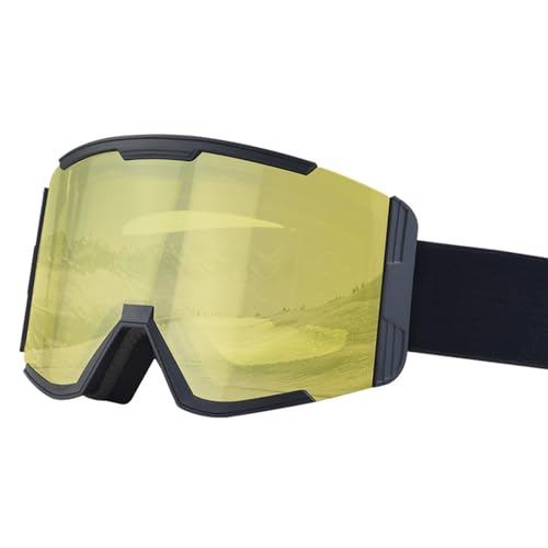 Osdhezcn Anti Kratz Überbrille Schneebrille UV Schutz Anti Beschlag Snowboardbrille Weitsicht Skibrille Für Männer Frauen Linse UV Brille von Osdhezcn