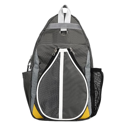 Oseczmut Pickle Ball verstellbare Tasche, Pickle Ball Paddle Sling Bag - Tragbarer Paddel-Sling-Rucksack | Verstellbarer Sling-Rucksack, Tennisschläger-Rucksack für Tennis, Racquetball-Ausrüstung, von Oseczmut