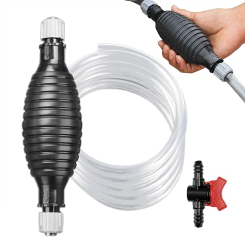 Oseczmut Siphon-Handpumpe, Flüssigkeitspumpe - Handpumpe mit guter Abdichtung - Flexible Fass- und Handpumpen. Hochtemperaturbeständige Flüssigkeitssaugpumpe von Oseczmut