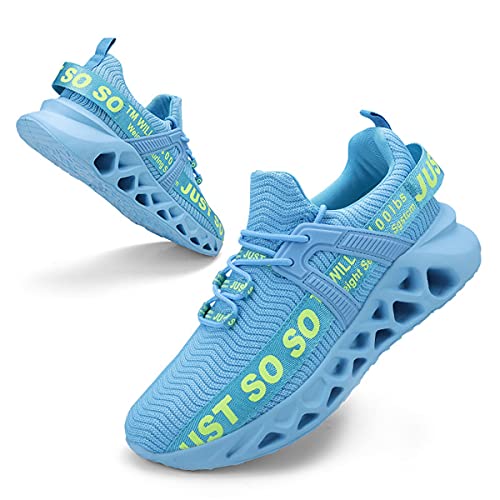 Osheoiso Damen Laufschuhe Sportschuhe Walking Athletic für Frauen Casual Slip Fashion Sports Outdoor-Schuhe Straßenlaufschuhe Blau Gelb 36 EU Osheoiso Damen Laufschuhe Sportschuhe Walking Athletic für Frauen Casual Slip Fashion Sports Outdoor-Schuhe Straßenlaufschuhe Blau Gelb 36 EU von Osheoiso