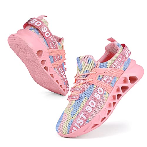 Osheoiso Damen Laufschuhe Walking Athletic für Frauen Casual Slip Fashion Sports Outdoor-Schuhe Rosa 37 EU Osheoiso Damen Laufschuhe Walking Athletic für Frauen Casual Slip Fashion Sports Outdoor-Schuhe Rosa 37 EU von Osheoiso