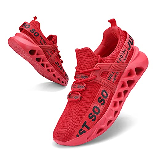 Osheoiso Damen Laufschuhe Walking Athletic für Frauen Casual Slip Fashion Sports Outdoor-Schuhe Rot 37 EU Osheoiso Damen Laufschuhe Walking Athletic für Frauen Casual Slip Fashion Sports Outdoor-Schuhe Rot 37 EU von Osheoiso