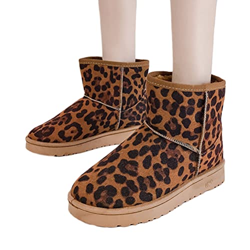 Osheoiso Stiefel Damen Gefüttert Stiefel Boots Elegante Schneestiefel Warm rutschfest Wanderschuhe Winterstiefel Stiefel Kurzschaft A Leopard 40 EU Osheoiso Stiefel Damen Gefüttert Stiefel Boots Elegante Schneestiefel Warm rutschfest Wanderschuhe Winterstiefel Stiefel Kurzschaft A Leopard 40 EU von Osheoiso