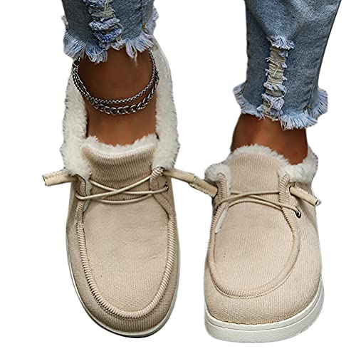 Osheoiso Warme Schuhe Damen Winter Outdoor Schuhe Freizeitschuhe Flache Schuhe Lässige Plüsch Fleece Schuhe Loafers Mokassins Slipper Schneestiefel Runde Zehe Stiefeletten A Khaki 38 EU Osheoiso Warme Schuhe Damen Winter Outdoor Schuhe Freizeitschuhe Flache Schuhe Lässige Plüsch Fleece Schuhe Loafers Mokassins Slipper Schneestiefel Runde Zehe Stiefeletten A Khaki 38 EU von Osheoiso