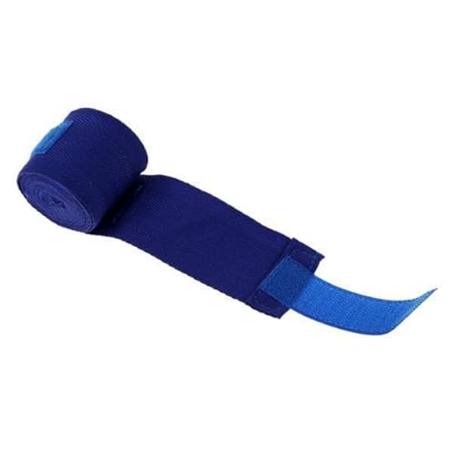 Oshhni 2xCotton Boxen Hand Strap Taekwondo Verband Outdoor Sport Hand Handschuhe Blau, Blau, 3 STK. von Oshhni