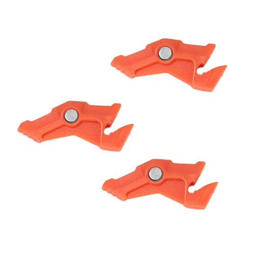 Oshhni 3Pcs Outdoor Gas Tank Rack Patrone Kanister Stativ Kochen Gas Tank Herd Stehen, Orange von Oshhni