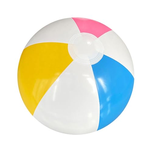 Oshhni Aufblasbarer Strandball, Wasserspiel-Poolspielzeug, Schwimmbadspielzeug für Wasserspiele im Sommer, 4 Farben von Oshhni