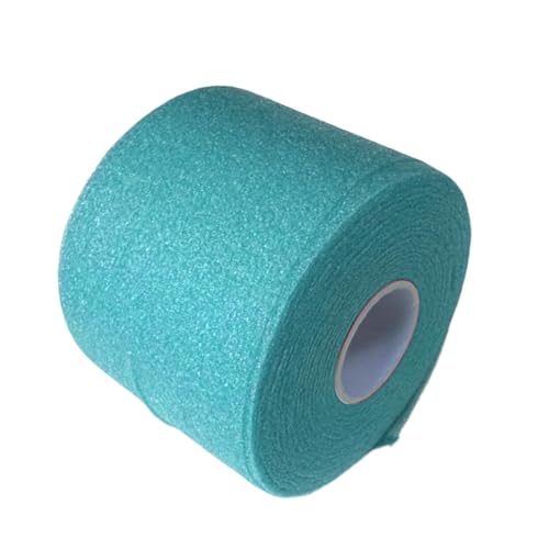 Oshhni Badminton Grip Kissen Wrap Kissen Film 60mm * 20M Tennis Schläger Grip Band Trägerfolie Schläger Griff Wrap, Cyan Oshhni Badminton Grip Kissen Wrap Kissen Film 60mm * 20M Tennis Schläger Grip Band Trägerfolie Schläger Griff Wrap, Cyan von Oshhni