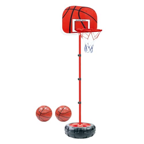 Oshhni Basketballspielzeug für Kinder, Basketballset, Spielzeug mit Ball, kleines Basketballset für Kinder, Basketballständer für Kinder für Mädchen, für, 33cmx200cm von Oshhni