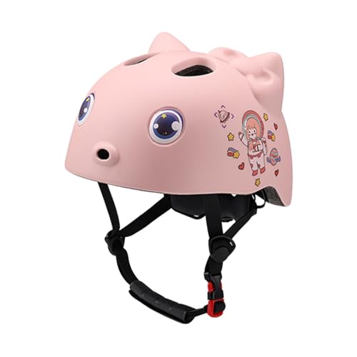 Oshhni Bunter Kinderfahrradhelm für Aktive Kids, Mädchen 48 bis 50cm von Oshhni