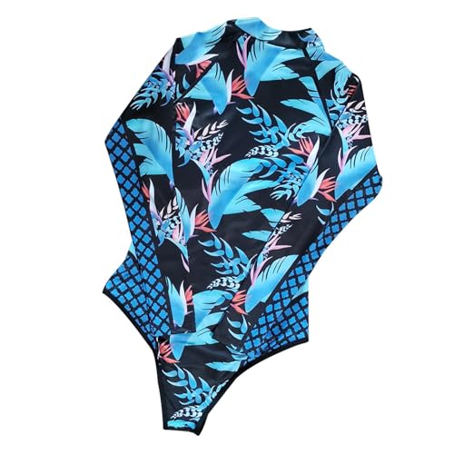 Oshhni Damen-Badeanzug mit Langen Ärmeln, Bikini, für Sommer, Wassersport, Strand, Schwimmbad, m von Oshhni