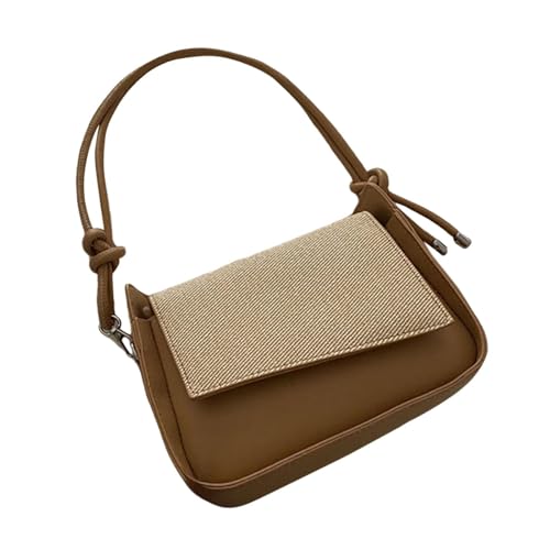 Oshhni Damen Umhängetasche aus, stilvolle Tasche, tragbare Handtasche für Urlaub und Dating, Khaki von Oshhni