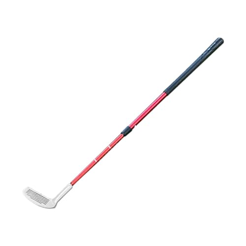 Oshhni Einziehbarer Golfputter, für Links- und Rechtshänder, Minigolfschläger, Zweiwege-Golfrute für den Garten, Rot von Oshhni
