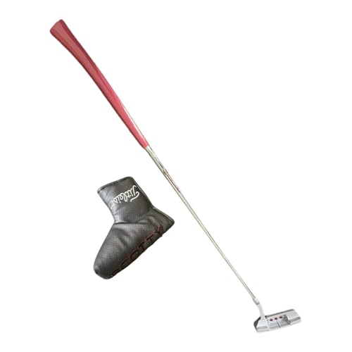 Oshhni Golf-Putter mit Schutzhülle für Rechtshänder, Golf-Trainingshilfe aus Zinklegierung für Männer und Frauen, Golfschläger-Putter, 34inch von Oshhni