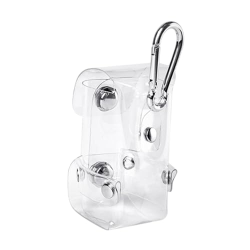 Oshhni Golfball Tragetasche Aufbewahrungstasche, Ballträger, Mini Golfer Geschenk Organizer Carry Beutelbehälter Tailentasche Golfball Halter, Klar von Oshhni