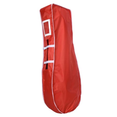 Oshhni Golfschlägertaschen-Hülle, Golftaschen-Regenschutz, Golftaschen-Schutzhülle, Golftaschen-Regenhaube für Herren und Damen, Rot von Oshhni