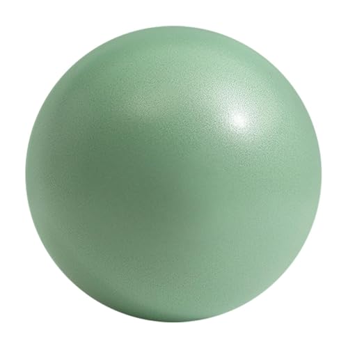 Oshhni Kleiner Pilatesball Balance Ball 25 cm Fitness Anti Burst PVC Gymnastikball Übungsball für Kraft Balance Workout, GrÜn von Oshhni