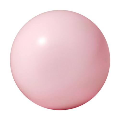 Oshhni Kleiner Pilatesball Balance Ball 25 cm Fitness Anti Burst PVC Gymnastikball Übungsball für Kraft Balance Workout, Rosa von Oshhni