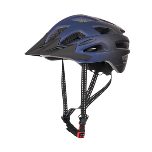 Oshhni Mountainbike Helm Fahrradhelm Sporthelm Fahrradhelm für Klettern, Schwarz Blau von Oshhni