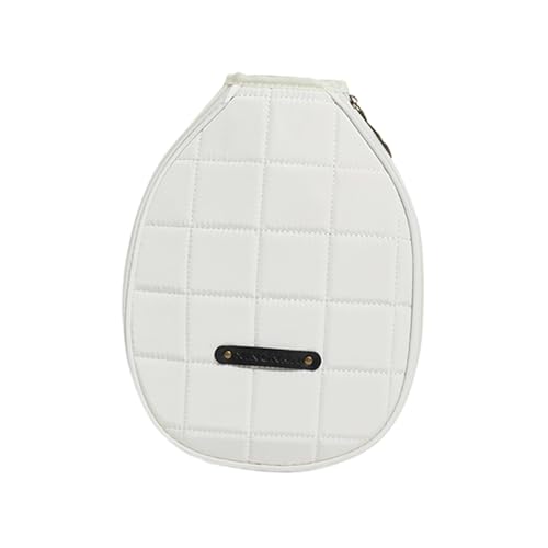 Oshhni Paddle Cover Bag Umhängetasche Zubehör Multifunktionale Tennistasche Pickleball Schlägerhülle Schlägerschutz für, Weiß von Oshhni