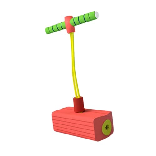 Oshhni Pogo Bouncer Hüpfspielzeug für Kinder, Pogo Stick mit starkem Griff, Springspielzeug für Kinder, Jungen und Mädchen, Spielplatz, Geburtstagsgeschenk, Rot von Oshhni