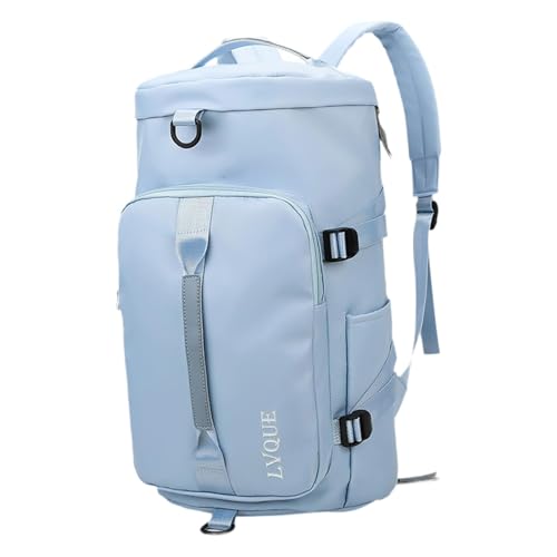 Oshhni Reisetasche mit großem Fassungsvermögen, Umhängetasche für Camping und Rucksackreisen, Blau von Oshhni