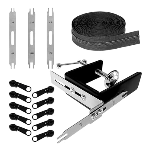 Oshhni Reißverschluss-Vorrichtungswerkzeug, Reißverschluss-Vorrichtungsschieber, Metall-Hilfswerkzeug, einfach zu installierende von Oshhni