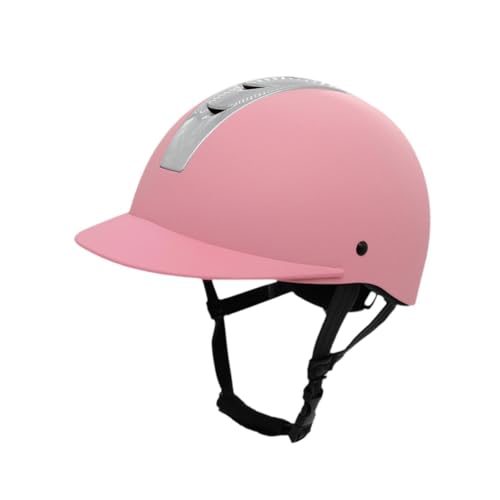 Oshhni Reithelm Reithelm Praktischer Fahrradhelm Mode Einstellbar Reitbedarf Starter Reithut, S Rosa Silber Oshhni Reithelm Reithelm Praktischer Fahrradhelm Mode Einstellbar Reitbedarf Starter Reithut, S Rosa Silber von Oshhni