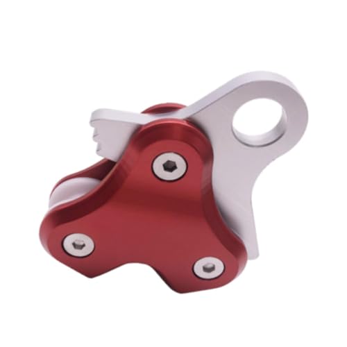 Oshhni Scuba Tauchen Pulley Seil Release Gerät Aluminium Legierung Leichte Seil Retractor Tauchen Getriebe, ROT von Oshhni