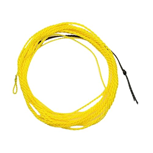 Oshhni Sinkende Tenkara-Leine, geflochtene Rollleine, 9 ft. Outdoor, PE Süßwasser, Angelbedarf, praktische Fliegenschnur, GELB von Oshhni