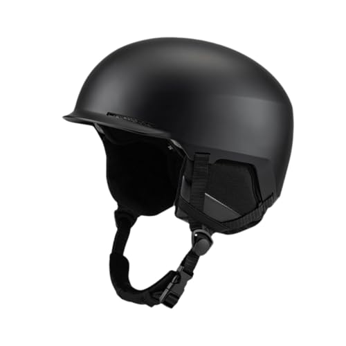 Oshhni Skihelm Snowboardhelm Skateboardhelm Schneehelm für Skateboarding im Freien, Schwarz von Oshhni