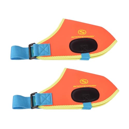 Oshhni Skischuhüberzüge, Snowboard-Schuhüberzüge, wasserabweisend, für Herren und Damen, Schutz, Schneeschuhüberzüge, Skizubehör, Orange L von Oshhni