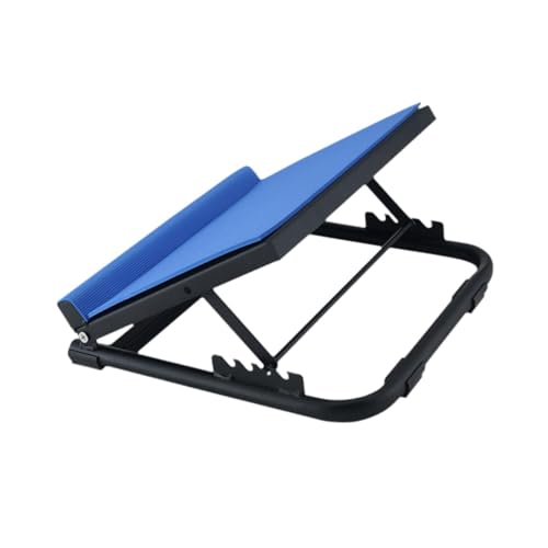 Oshhni Slant Board Calf Stretcher Steigerplatte tragbare Nicht -Slip -5 -Anpassungswinkelschildplatten für Planing -Sportarten, Blau von Oshhni