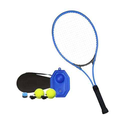 Oshhni Solo-Tennistrainer, Ball, Tennis-Trainingsgerät, Tennis-Rebounder-Kit, professionelles Selbsttraining für Kinder und Erwachsene, Blau von Oshhni