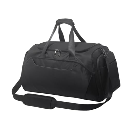 Oshhni Sport Gym Bag Reisetasche für Fitness Wochenende Reisen Camping Outdoor, Schwarz von Oshhni
