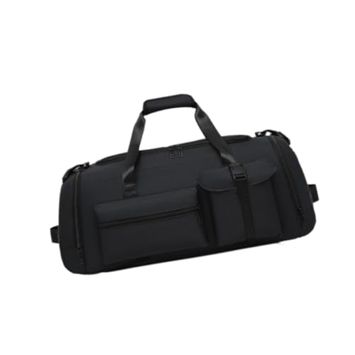 Oshhni Sport Gym Tasche Leichte Reise Duffle Tasche für Gym Übung Fitness Wochenende, Schwarz von Oshhni