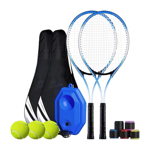 Oshhni Tennis Train Ball Solo-Training Tragbares Selbstübungs-Tennis-Rebounder-Set für Spiele für Kinder und Erwachsene im Garten, c von Oshhni