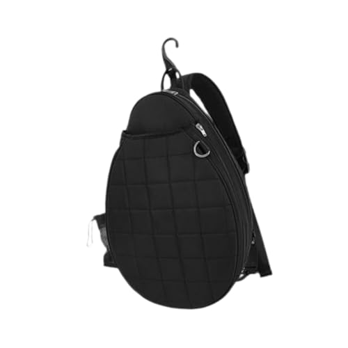 Oshhni Tennisschläger-Umhängetasche, Tennis-Tragetasche, Tennis-Aufbewahrungshandtasche, männlich/weiblich, Tennistasche, Badminton-Tasche, Schwarz von Oshhni