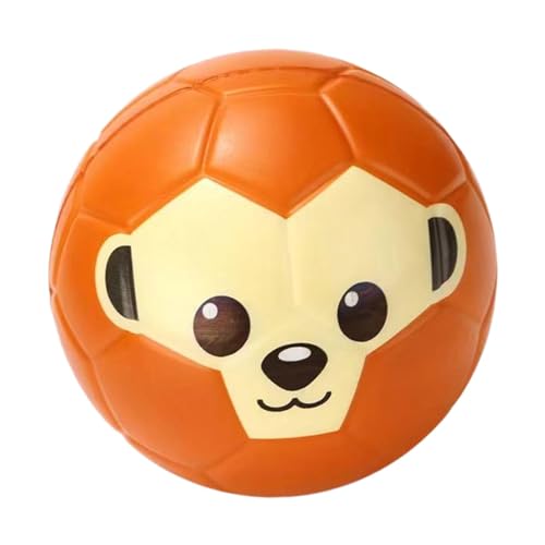 Oshhni Tier-Softball, Kinder-Fußball, tragbarer Lernball für Kinder, 6 Zoll, pädagogischer Softball, Sport-Fußball, Spielzeug für den Innenbereich, Affe von Oshhni